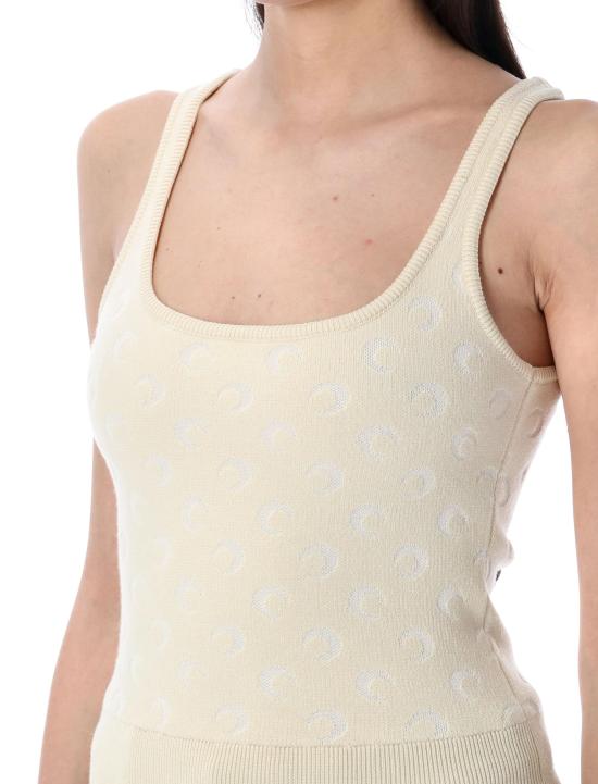 25SS 마린세르 민소매 티셔츠 WTK061ACKNI0530 WH20 OFF WHITE - MARINE SERRE