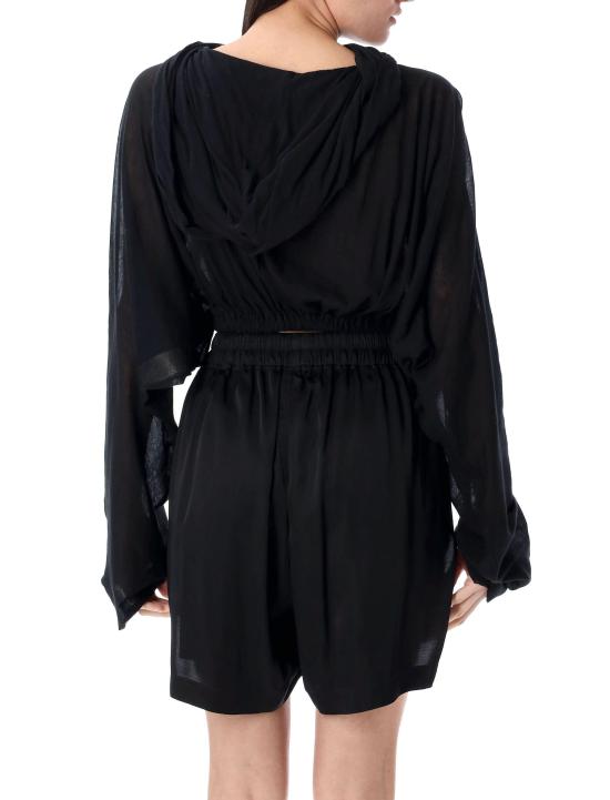 25SS 릭 오웬스 탑 RO01E7278UC 09 BLACK - RICK OWENS