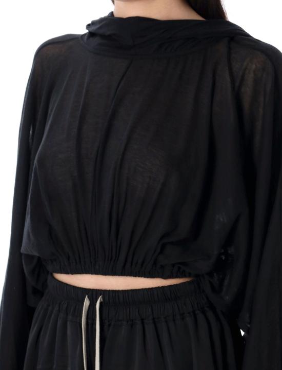 25SS 릭 오웬스 탑 RO01E7278UC 09 BLACK - RICK OWENS