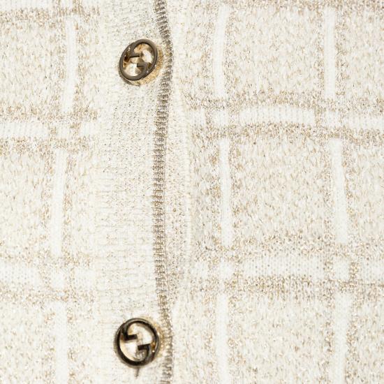 25SS 구찌 가디건 805754XKEDI 9237 WHITE - GUCCI