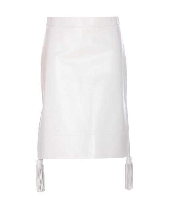 25SS 보테가베네타 미디 스커트 823874 V5BV09071 White