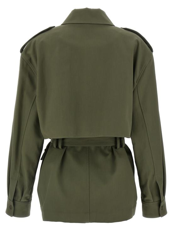 25SS 생로랑 자켓 818406YZ9AX3130 Green - SAINT LAURENT