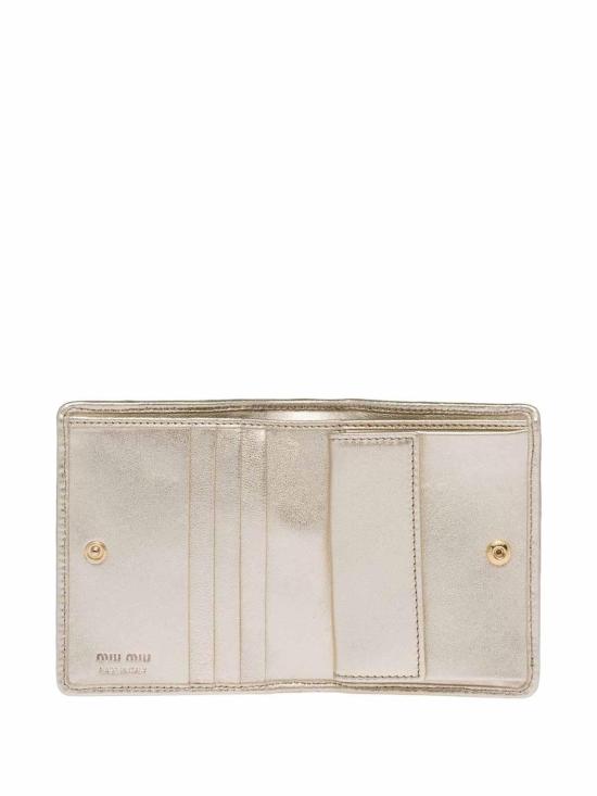  미우미우 지갑 5MV2042FPPF0846 Gold - MIU MIU