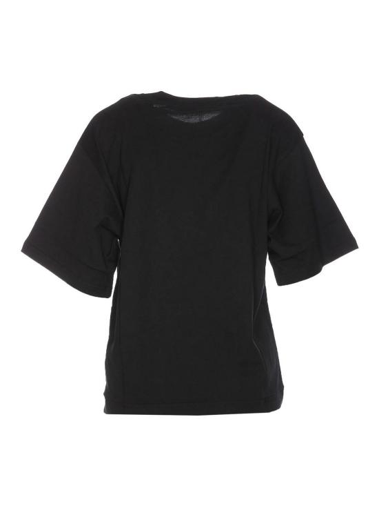 26SS 돌체앤가바나 로고 레터링 숏슬리브 코튼 티셔츠 F8U10TG7H4PN0000 Black - DOLCE & GABBANA