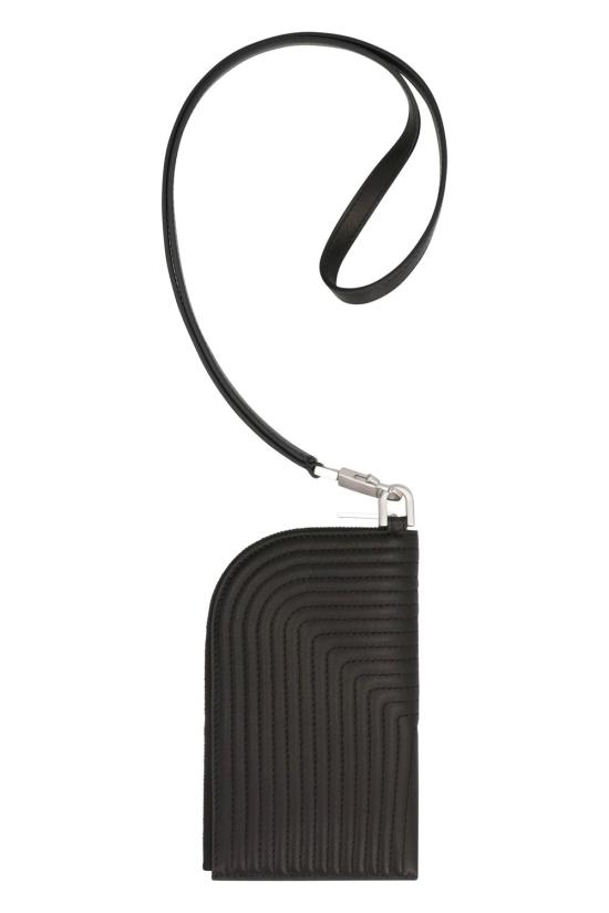  릭 오웬스 가죽소품 RA01D0411LCNQ1 09 black - RICK OWENS