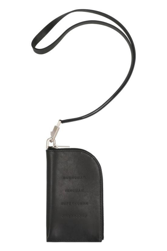  릭 오웬스 가죽소품 RA01C0211LGEEM2 09 black - RICK OWENS