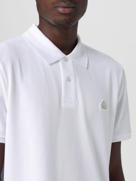26SS 무스너클 폴로 티셔츠 M34MT712 160 WHITE DOM - MOOSE KNUCKLES