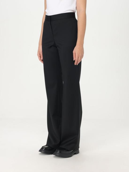 25FW 모스키노 스트레이트 팬츠 03050418 0555 Black - MOSCHINO