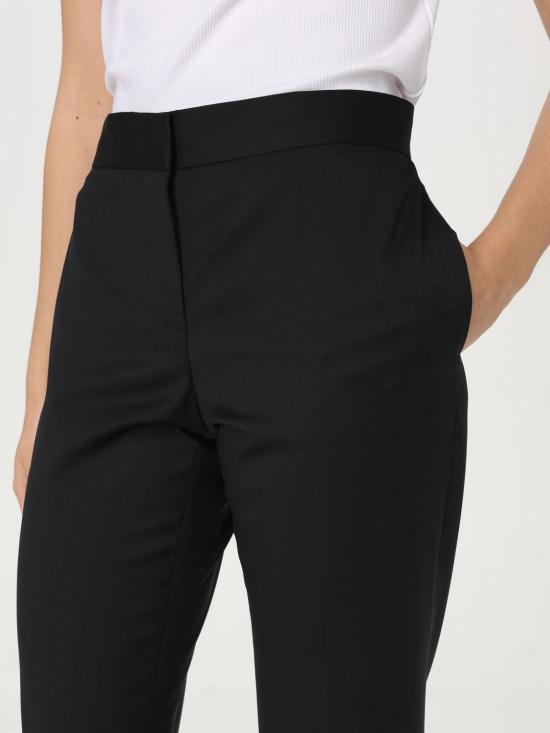 25FW 모스키노 스트레이트 팬츠 03050418 0555 Black - MOSCHINO