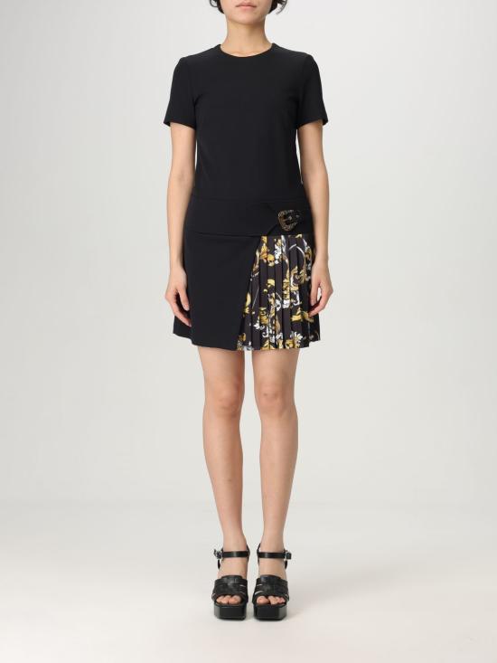 25SS 베르사체 롱 원피스 78HAO916N0356 899 Black