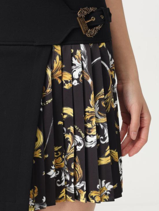 25SS 베르사체 롱 원피스 78HAO916N0356 899 Black - VERSACE