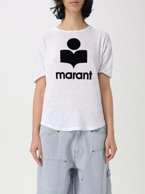 25SS 이자벨마랑에뚜왈 반팔 티셔츠 TS0004FAA1N09E 20WH White