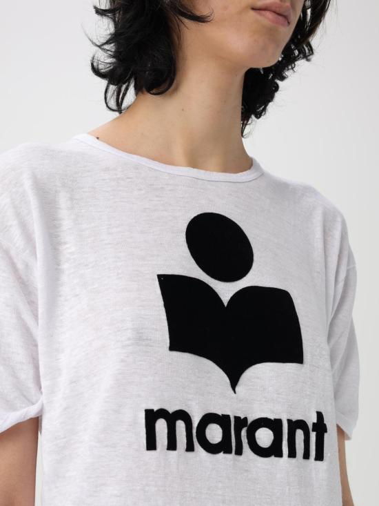 25SS 이자벨마랑에뚜왈 반팔 티셔츠 TS0004FAA1N09E 20WH White - ISABEL MARANT ETOILE