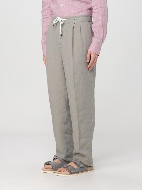 25SS 브루넬로 쿠치넬리 팬츠 M243DE1710 C6018 Grey - BRUNELLO CUCINELLI