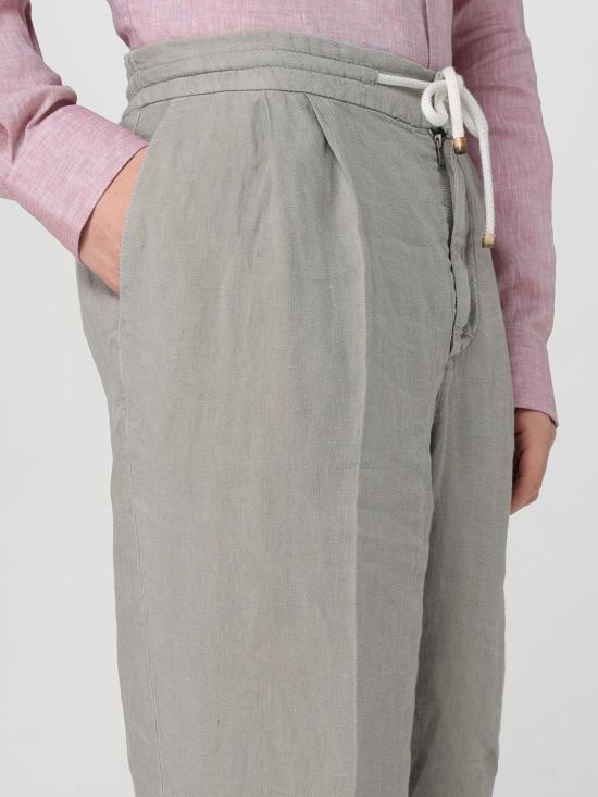 25SS 브루넬로 쿠치넬리 팬츠 M243DE1710 C6018 Grey - BRUNELLO CUCINELLI