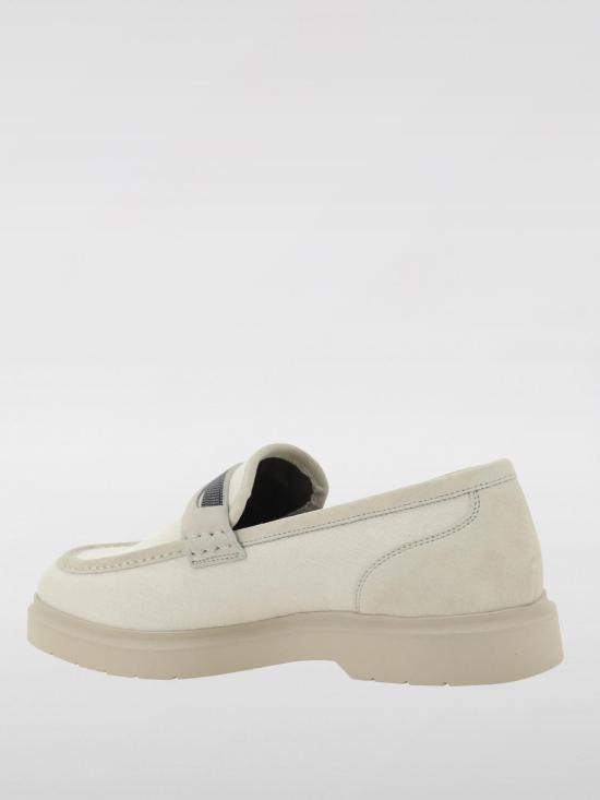 25SS 브루넬로 쿠치넬리 로퍼 MZ12G2956 C004 Ecru - BRUNELLO CUCINELLI