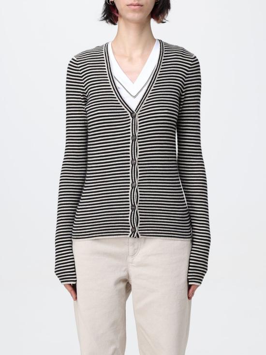 25SS 브루넬로 쿠치넬리 가디건 M13852116 CQ148 Black