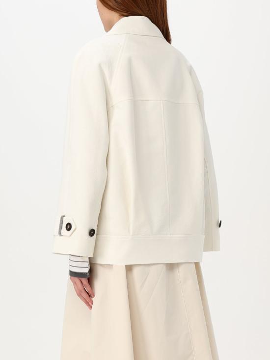 25FW 브루넬로 쿠치넬리 자켓 MH5347892 C9002 Cream - BRUNELLO CUCINELLI