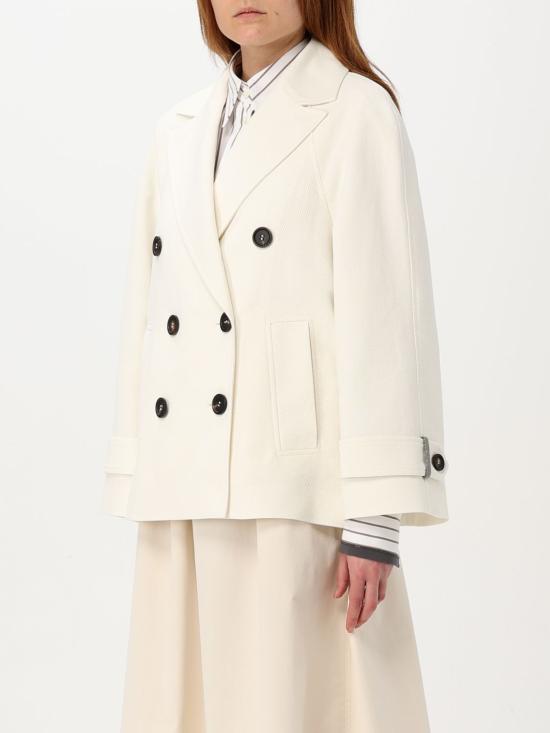 25FW 브루넬로 쿠치넬리 자켓 MH5347892 C9002 Cream - BRUNELLO CUCINELLI