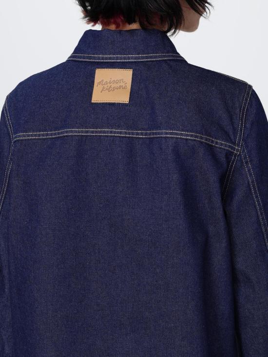 25SS 메종키츠네 자켓 OW02136WW0081 P470 Indigo - MAISON KITSUNE