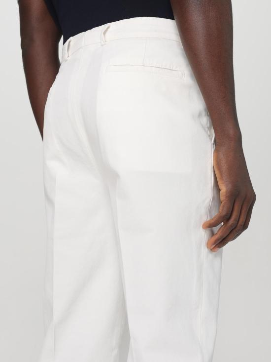 25SS 브루넬로 쿠치넬리 팬츠 M252DE1450 C2200 White - BRUNELLO CUCINELLI