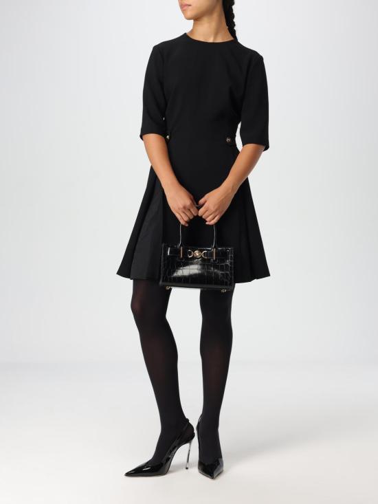 24FW 베르사체 숏 원피스 10155091A00524 1B000 Black - VERSACE