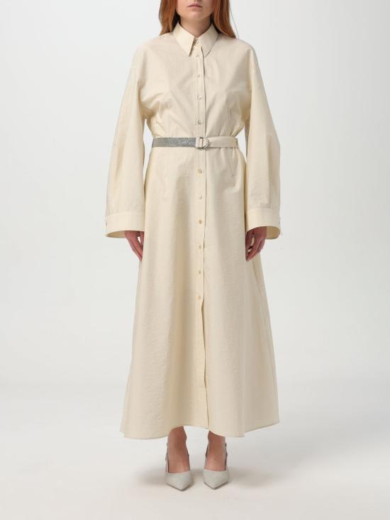 25SS 브루넬로 쿠치넬리 롱 원피스 M0F79AHB46 C2869 Beige