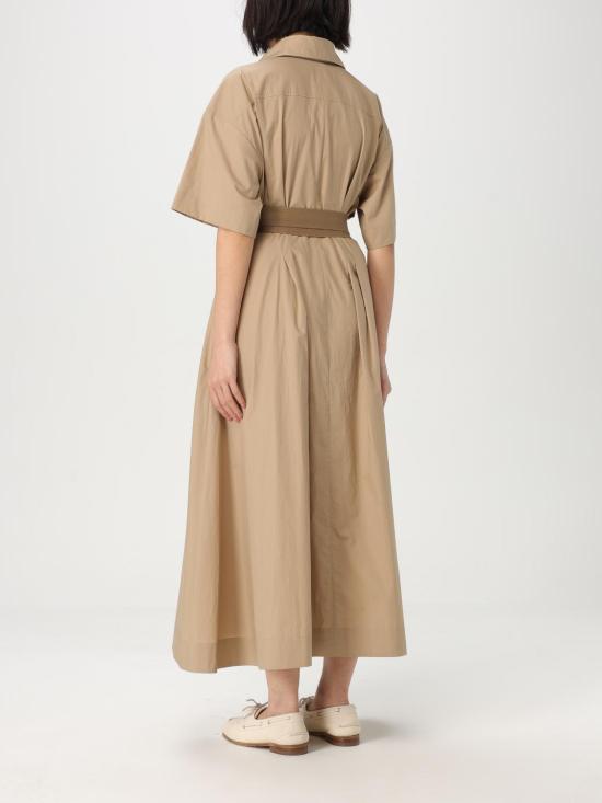 25SS 브루넬로 쿠치넬리 롱 원피스 M0H93A5306 C2871 Beige - BRUNELLO CUCINELLI