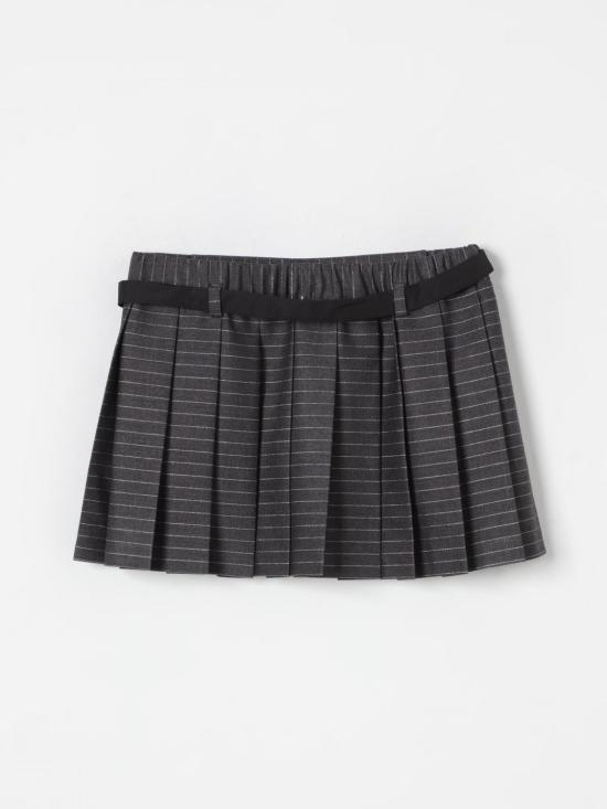 25FW [키즈] 엠에스지엠 스커트 F4MSJGSK123 101 Grey - MSGM