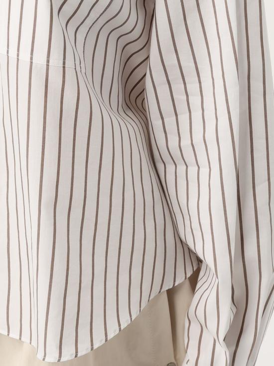 25FW 브루넬로 쿠치넬리 블라우스 MA783RD606 C015 White - BRUNELLO CUCINELLI