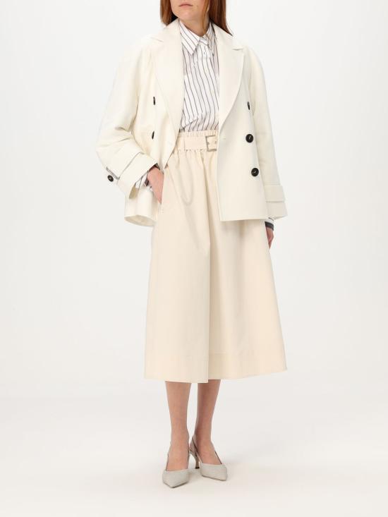 25FW 브루넬로 쿠치넬리 블라우스 MA783RD606 C015 White - BRUNELLO CUCINELLI