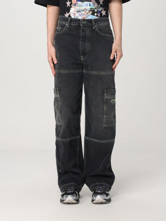25SS 오프화이트 데님 팬츠 OMYA18QS25DEN002 1350 Black