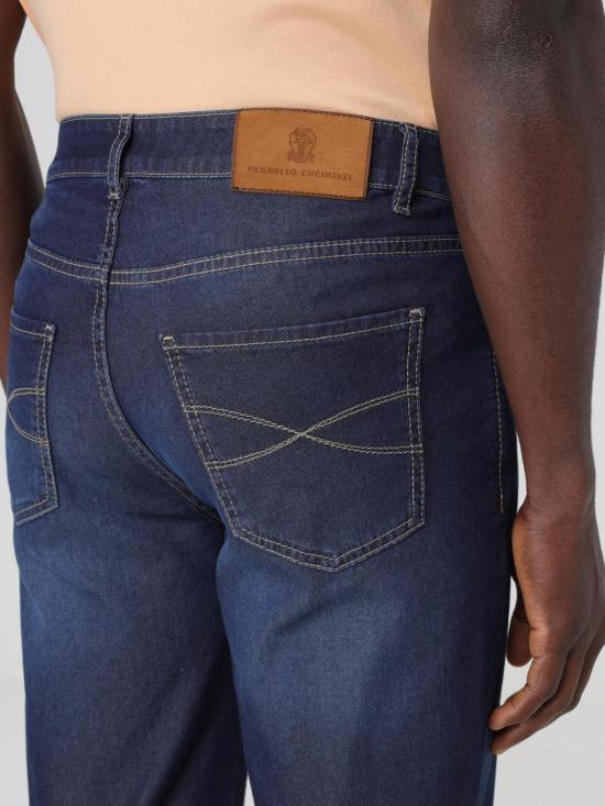 25SS 브루넬로 쿠치넬리 데님 팬츠 M238PD3210 C1468 Blue - BRUNELLO CUCINELLI