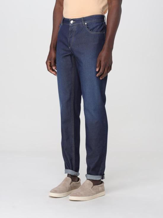 25SS 브루넬로 쿠치넬리 데님 팬츠 M238PD3210 C1468 Blue - BRUNELLO CUCINELLI