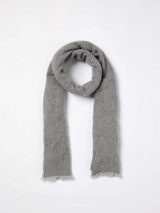 25SS 브루넬로 쿠치넬리 머플러/스카프 MSC685AG C9300 Grey - BRUNELLO CUCINELLI