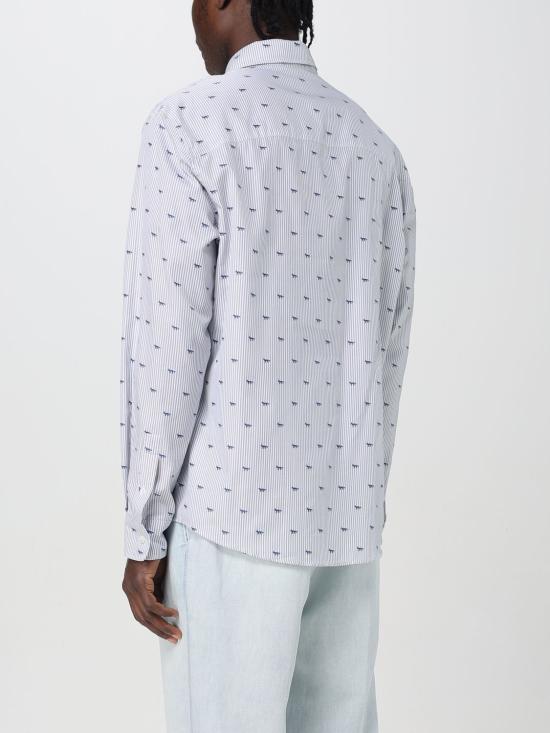 25SS 메종키츠네 긴팔 셔츠 MM00408WC5046 0192 Grey - MAISON KITSUNE