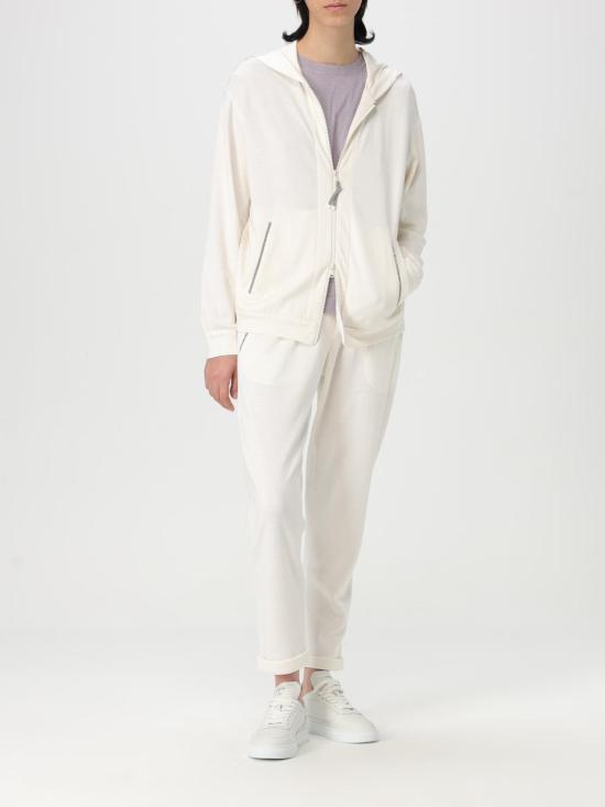 25FW 브루넬로 쿠치넬리 팬츠 MD828SB899 C8329 Natural - BRUNELLO CUCINELLI