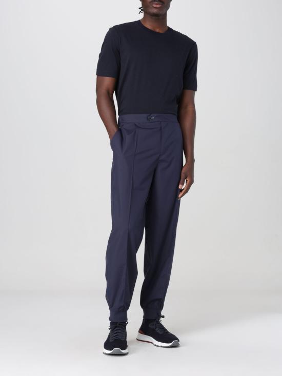 25SS 브루넬로 쿠치넬리 팬츠 MB4223580T CDQ57 Blue - BRUNELLO CUCINELLI