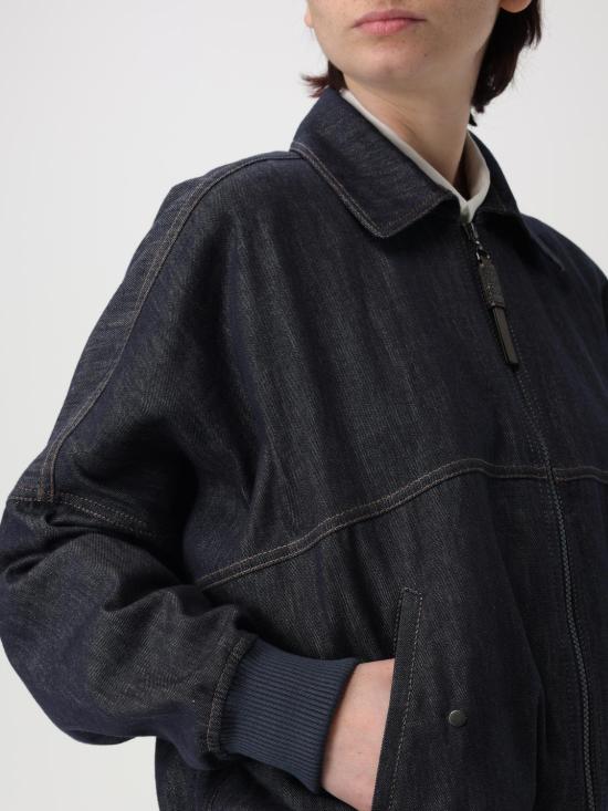 25FW 브루넬로 쿠치넬리 자켓 MB1257470 C001 Blue - BRUNELLO CUCINELLI