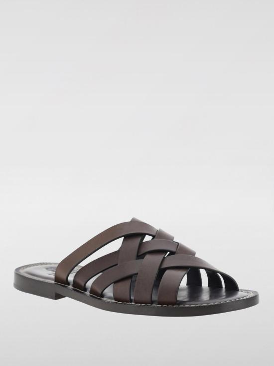 25SS 브루넬로 쿠치넬리 샌들 MZUELBM326 C8894 Brown - BRUNELLO CUCINELLI