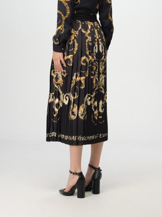24FW 베르사체 스커트 77HAE8P5NS541 G89 Black - VERSACE