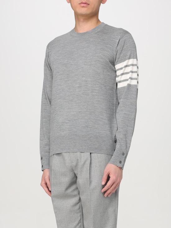 25FW 톰브라운 스웨터 MKA002AY1014 058 Grey - THOM BROWNE