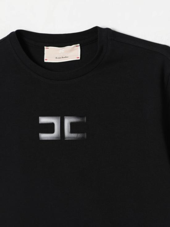 25FW [키즈] 엘리자베타프랜치 티셔츠 EFTS2370JE006 N000 Black - ELISABETTA FRANCHI