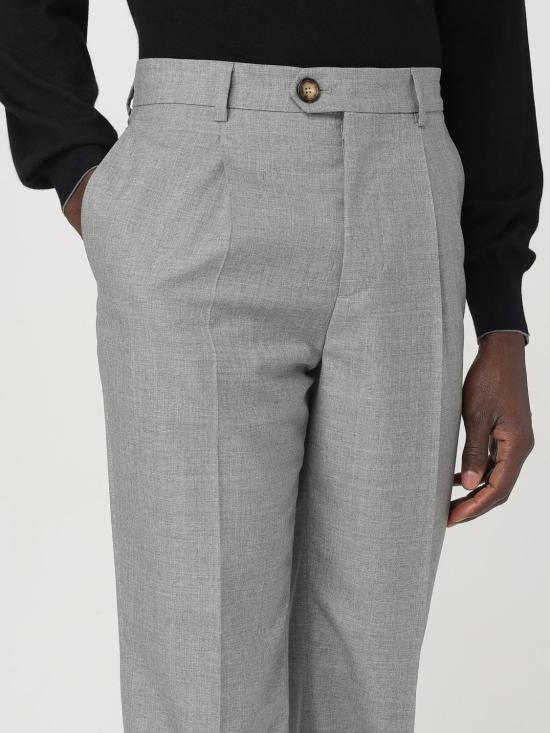 25SS 브루넬로 쿠치넬리 팬츠 MB407E1450 C013 Grey - BRUNELLO CUCINELLI