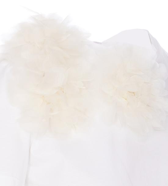 25SS 막스마라 스튜디오 긴팔 티셔츠 2516941024600 SUGHERO 009 White - MAX MARA STUDIO