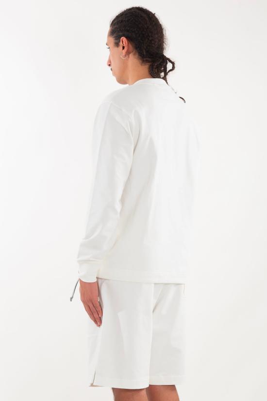 25SS 씨피 컴퍼니 긴팔 티셔츠 18CLSS013A 006452M 103 White - C.P. COMPANY