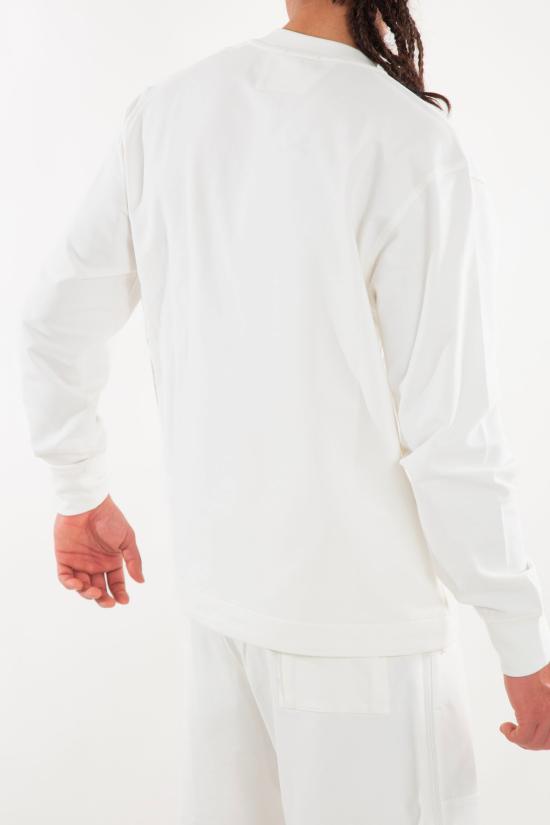 25SS 씨피 컴퍼니 긴팔 티셔츠 18CLSS013A 006452M 103 White - C.P. COMPANY