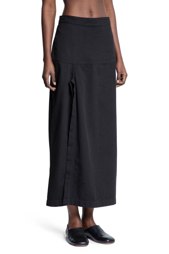  르메르 롱 스커트 SK1046LD1028BK999 Black - LEMAIRE
