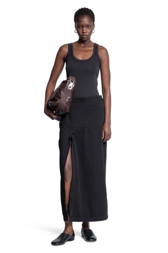  르메르 롱 스커트 SK1046LD1028BK999 Black - LEMAIRE