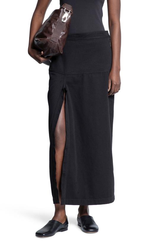  르메르 롱 스커트 SK1046LD1028BK999 Black - LEMAIRE